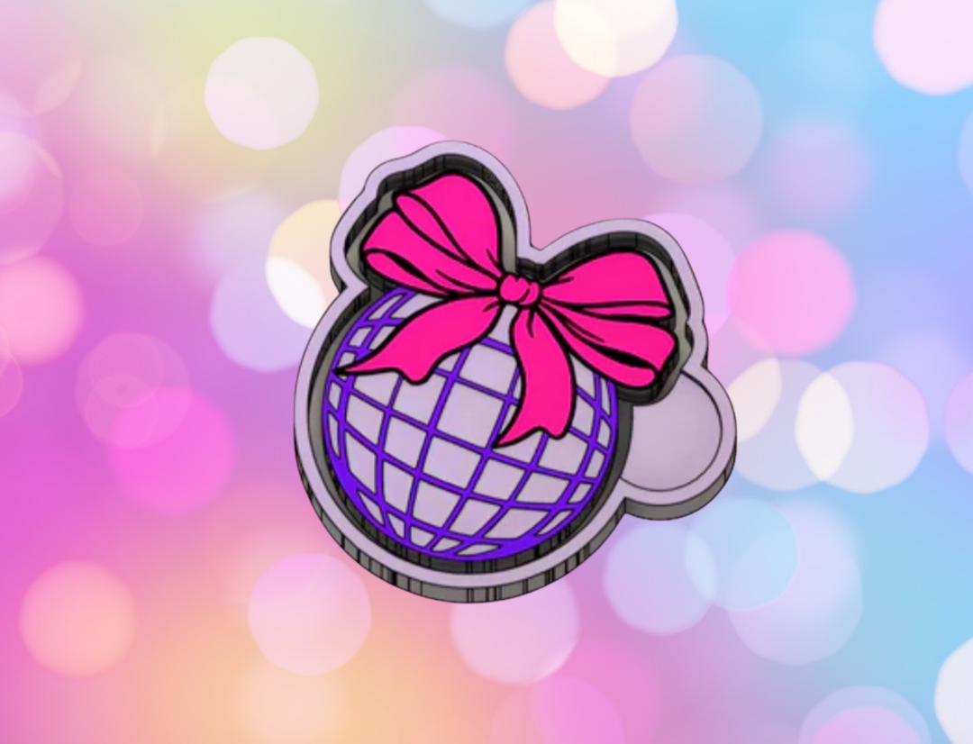 Disco Ball with Bow