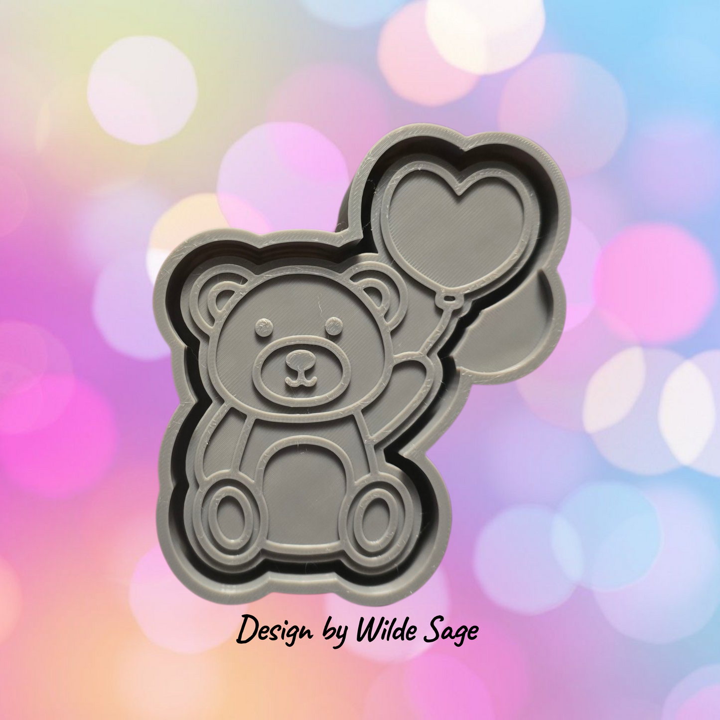 Bear with Heart Balloon