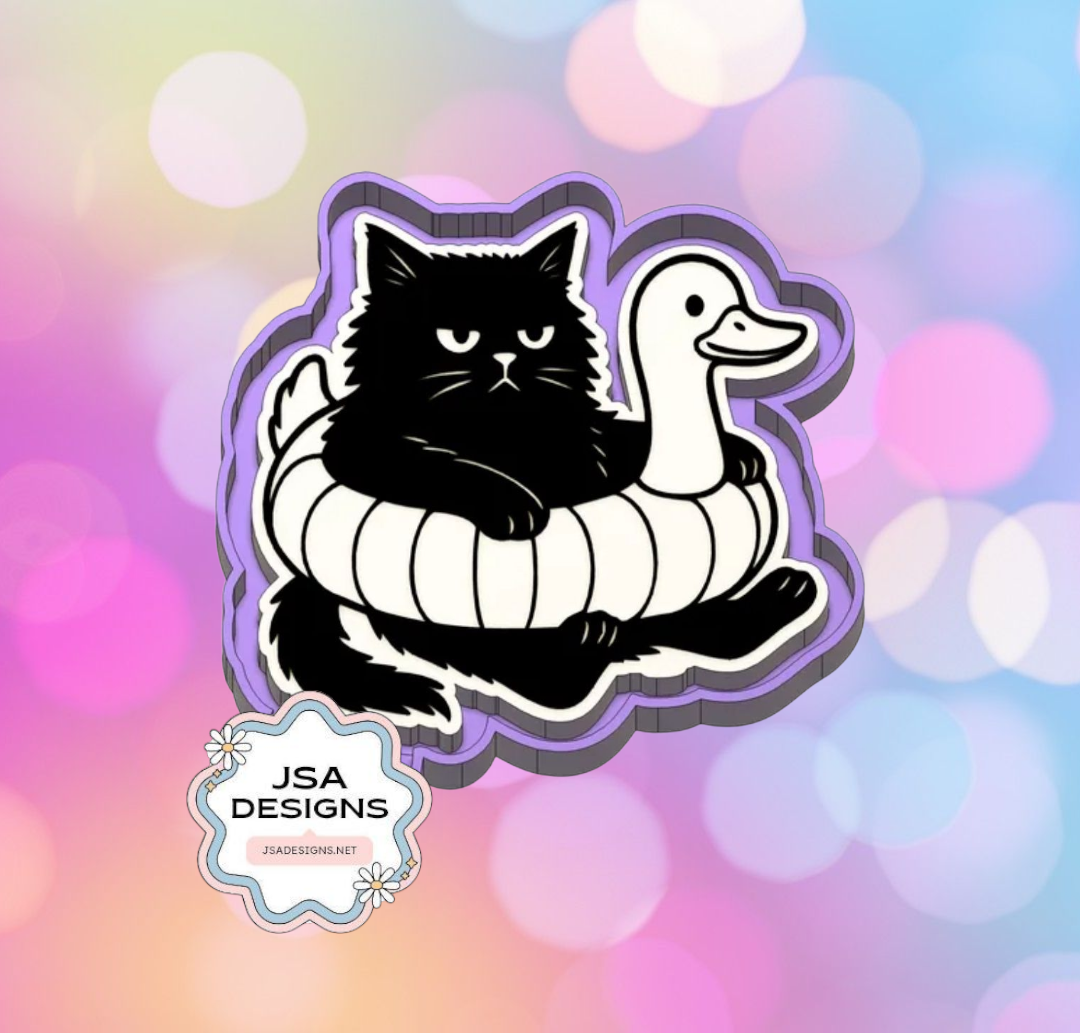 Grumpy Cat on Floatie