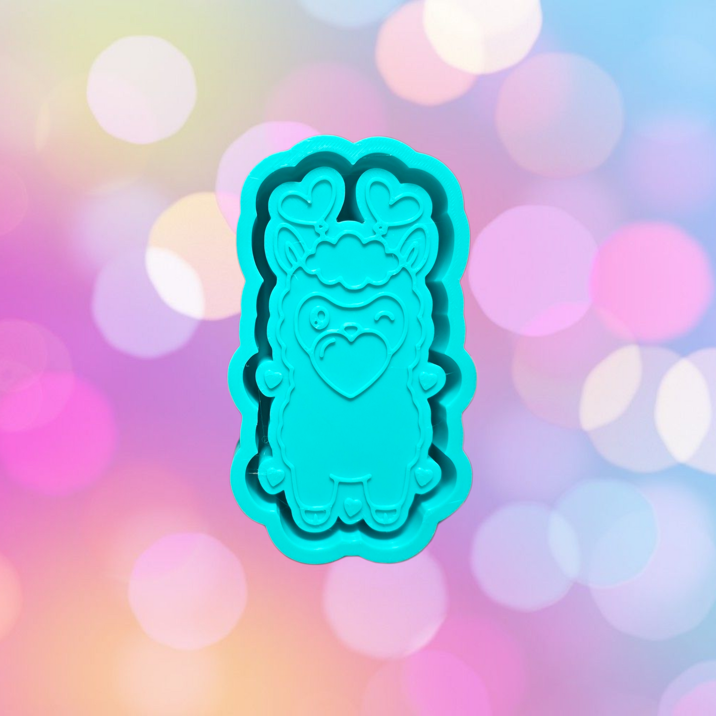 Bubble Heart Llama