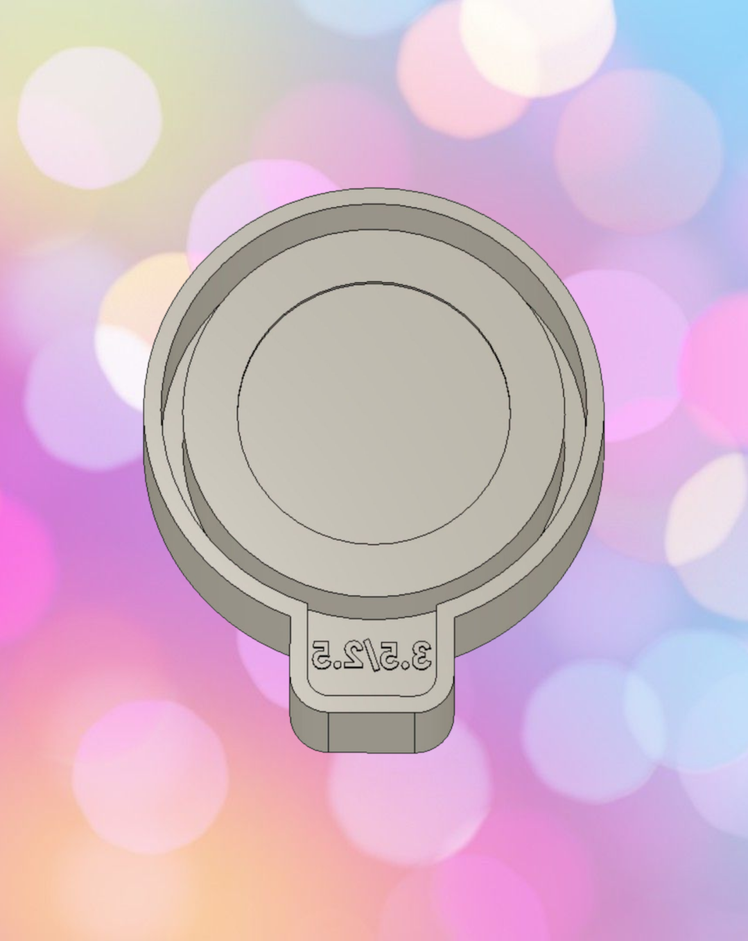 3.5/2.5 cardstock round