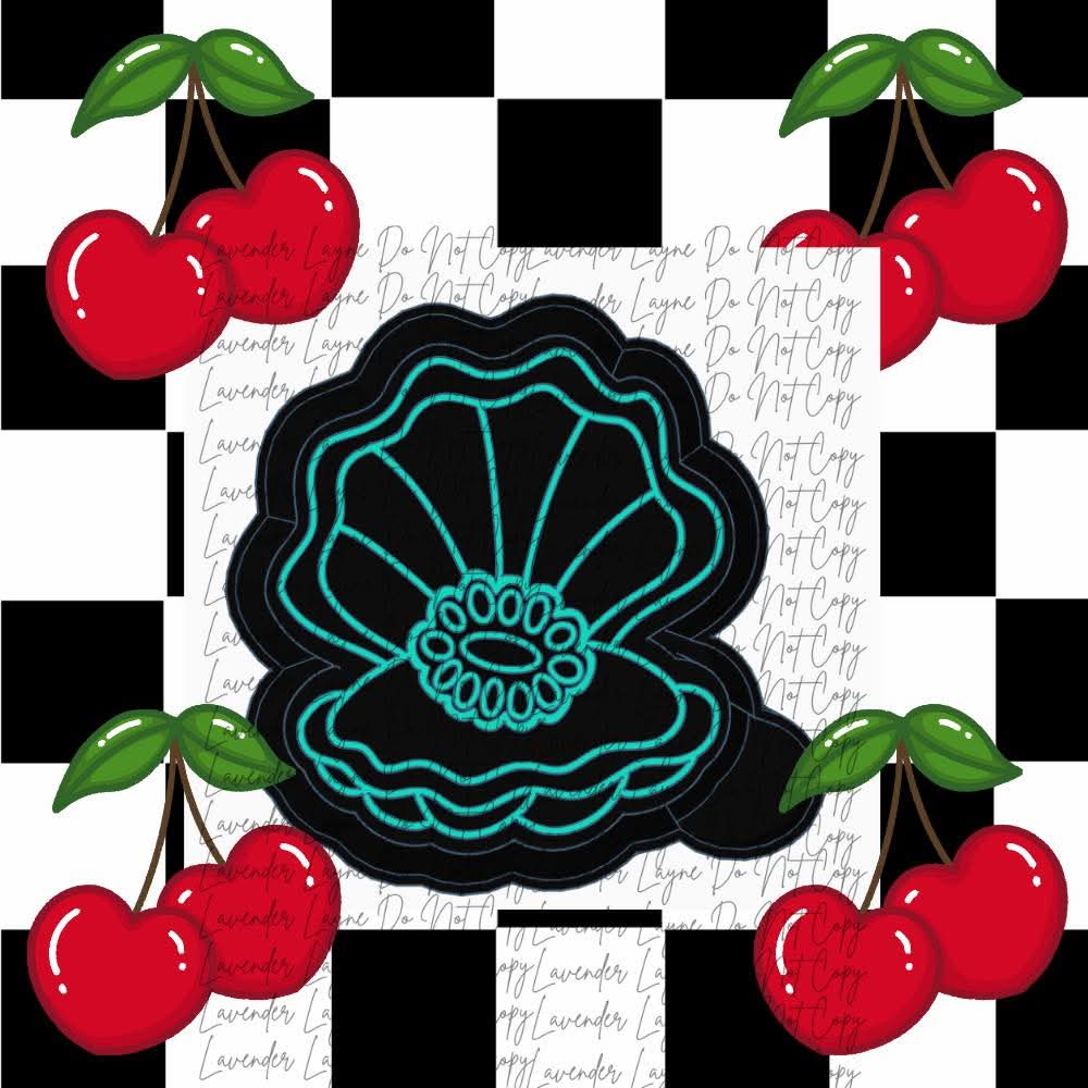 Turquoise Clamshell