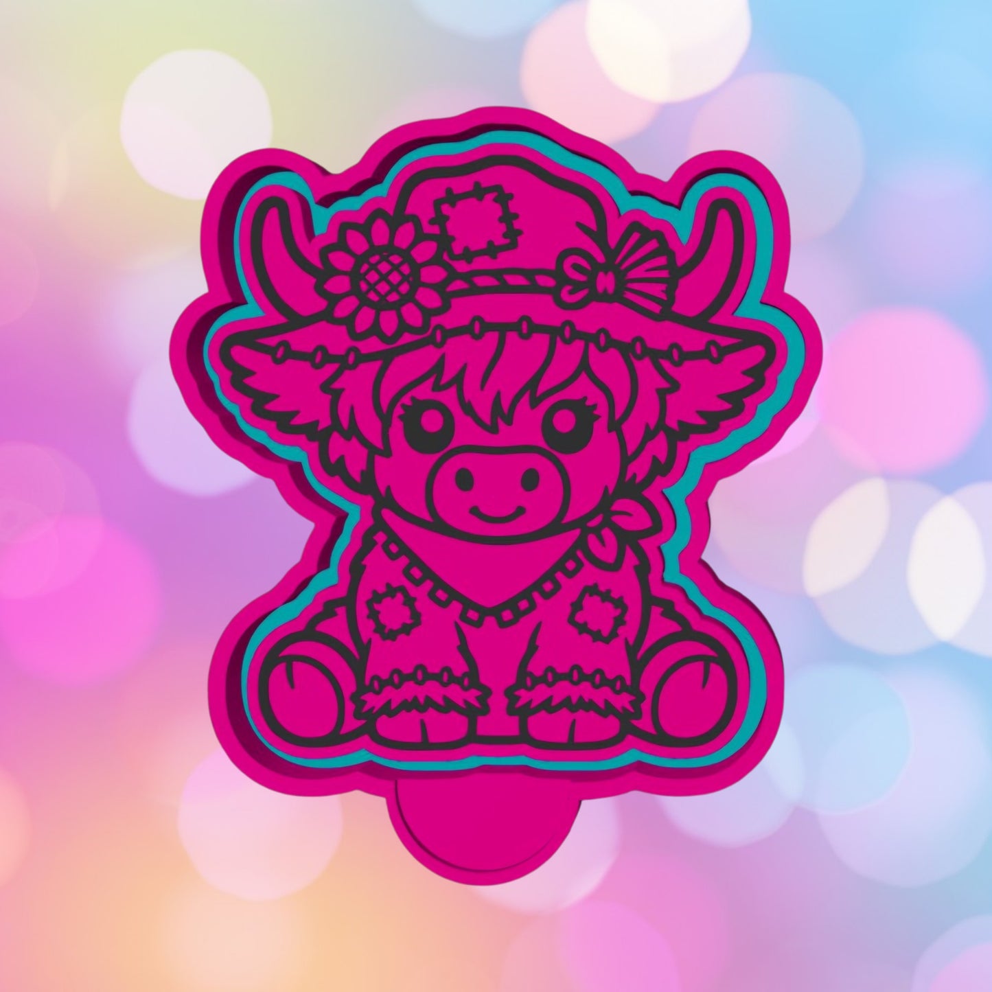 Patchwork Scarecrow Cow