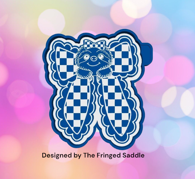 Checkered Sloth Bow