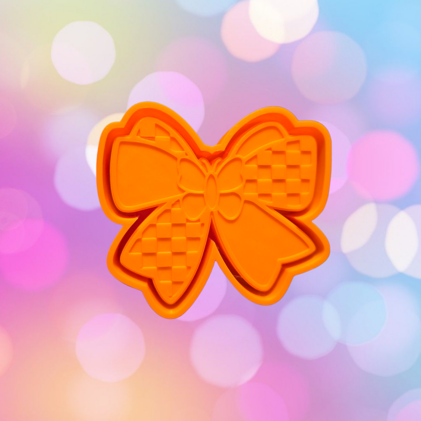 Checkered Butterfly Bow