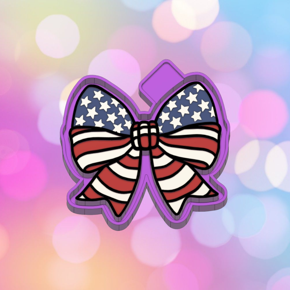 American Flag Bow
