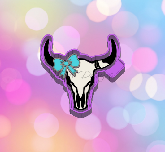 Bull Skull with Bow