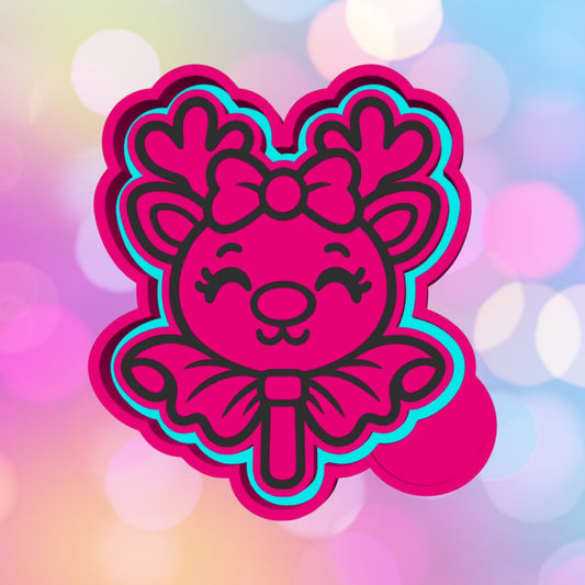 Reindeer Bow Lollipop