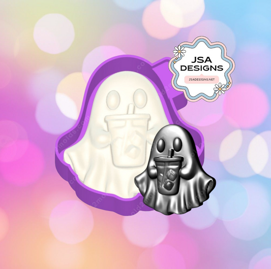 3D Ice Coffee Ghost