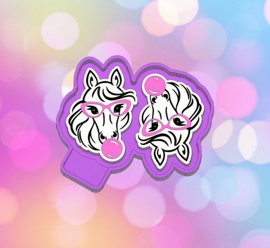Bubble Gum Horse Vents