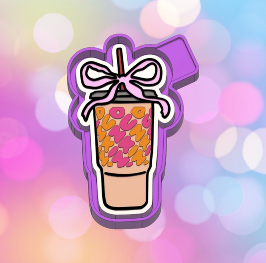 Dunkin Drink with Bow