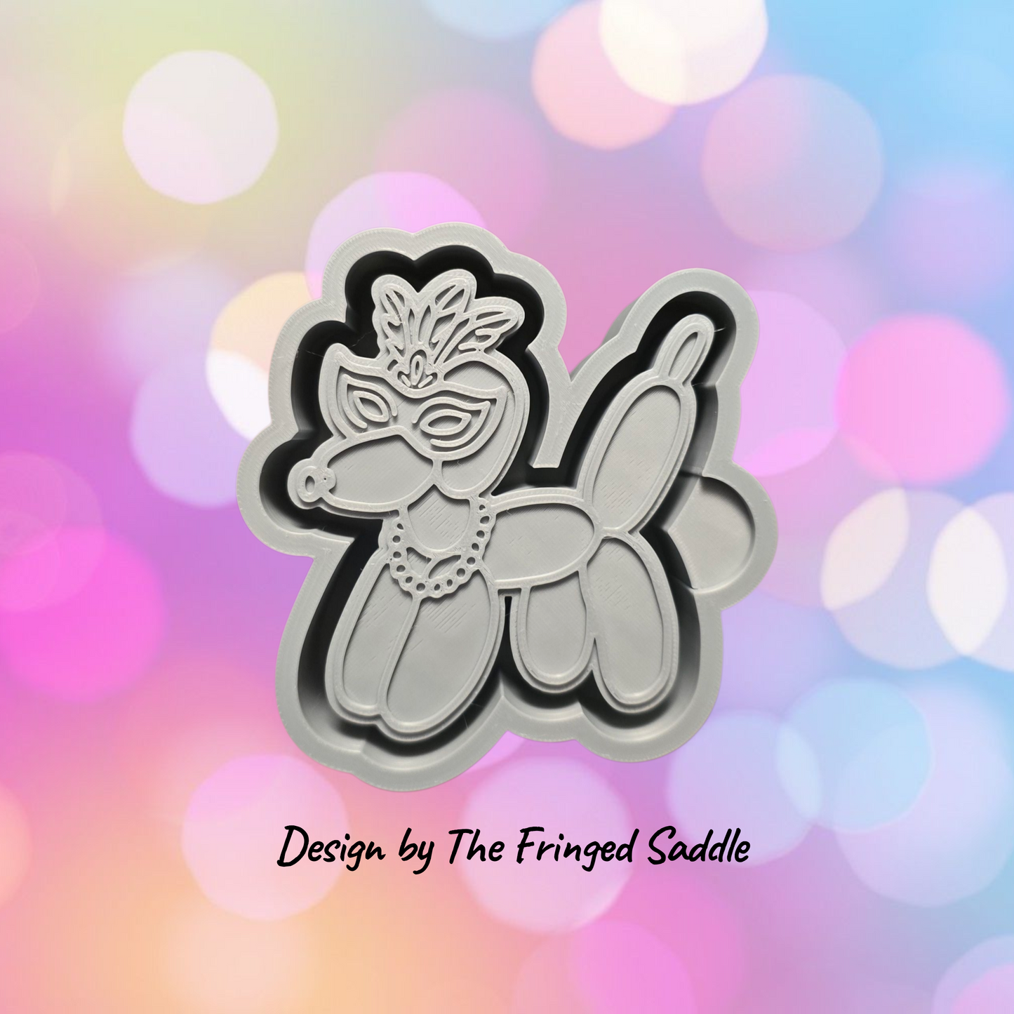 Mardi Gras Balloon Dog