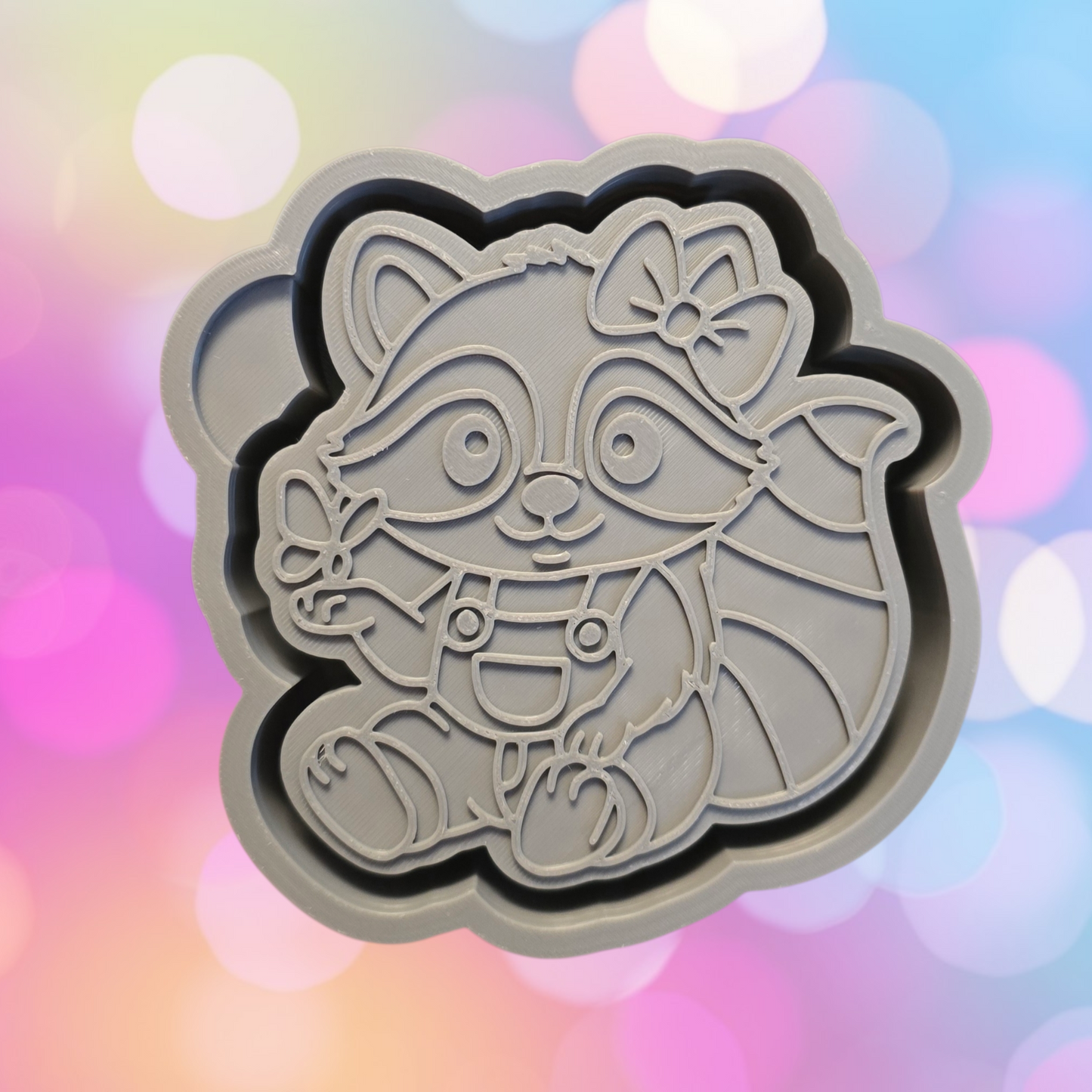 Raccoon with Butterfly