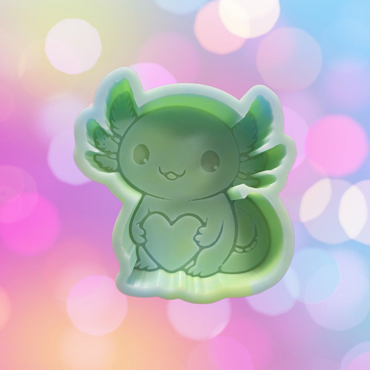 Axolotl with Heart
