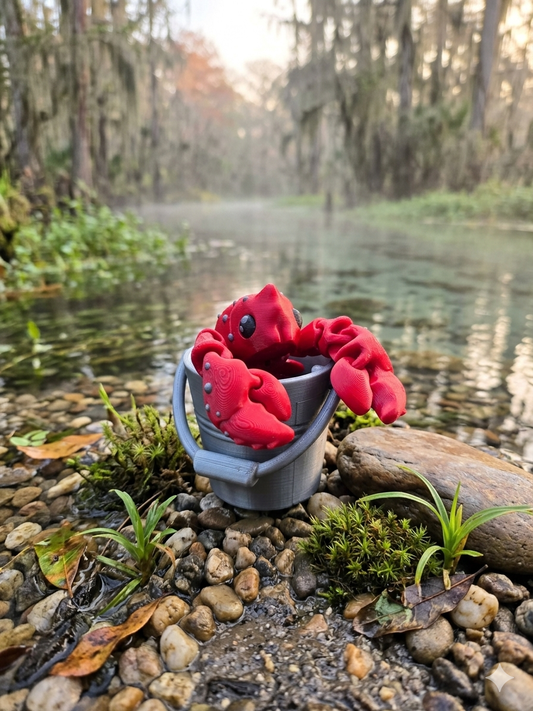 Crawfish in a bucket