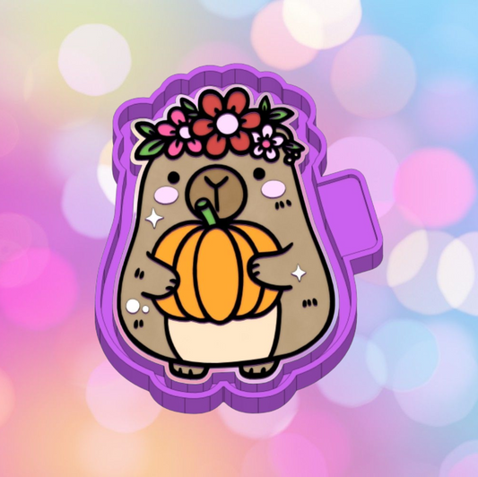 Capybara with Pumpkin