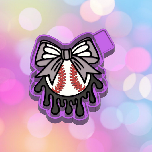 Dripping Baseball with Bow