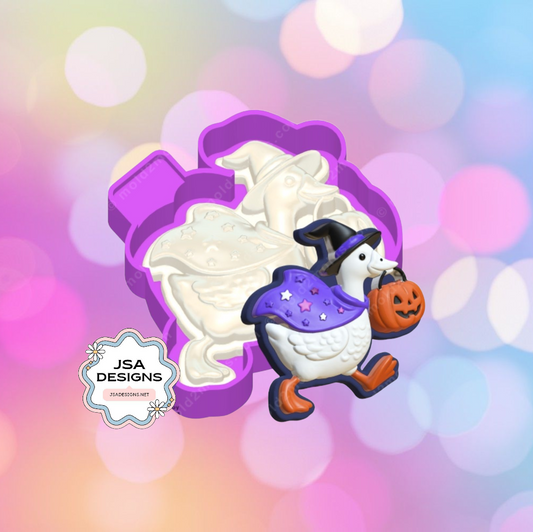 3D Trick or Treat Goose