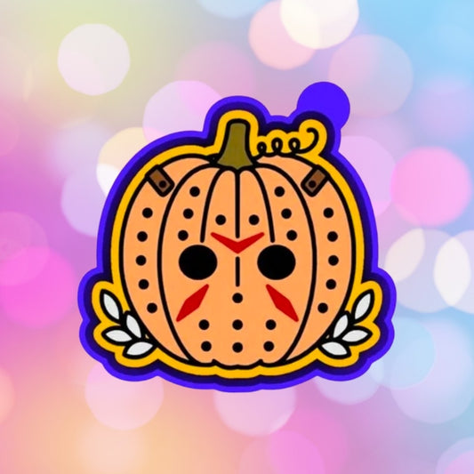 Hockey Mask Pumpkin
