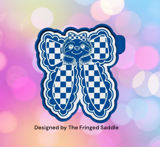Checkered Sloth Bow