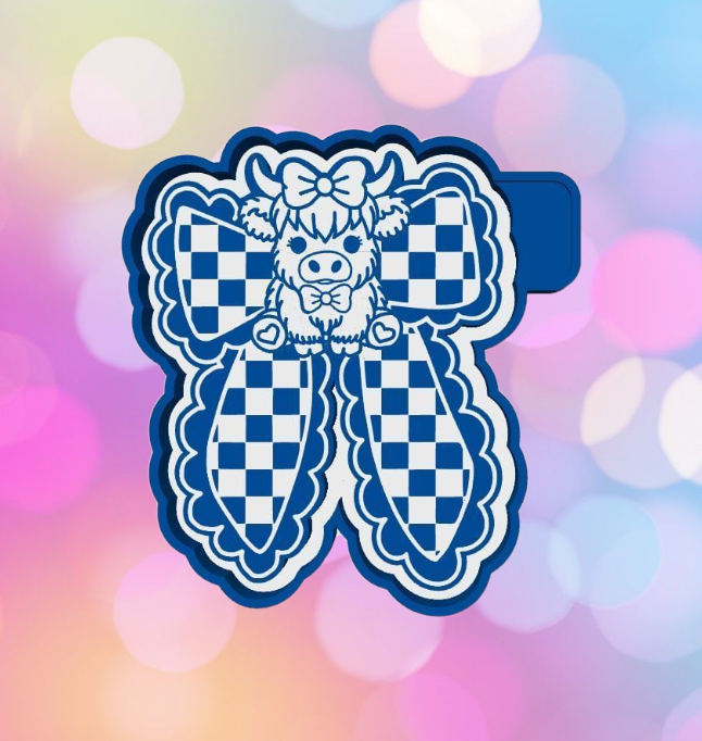 Checkered Highland Bow