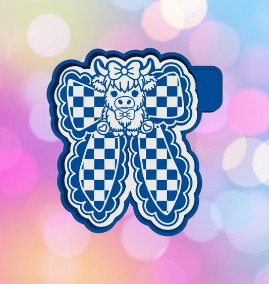 Checkered Highland Bow