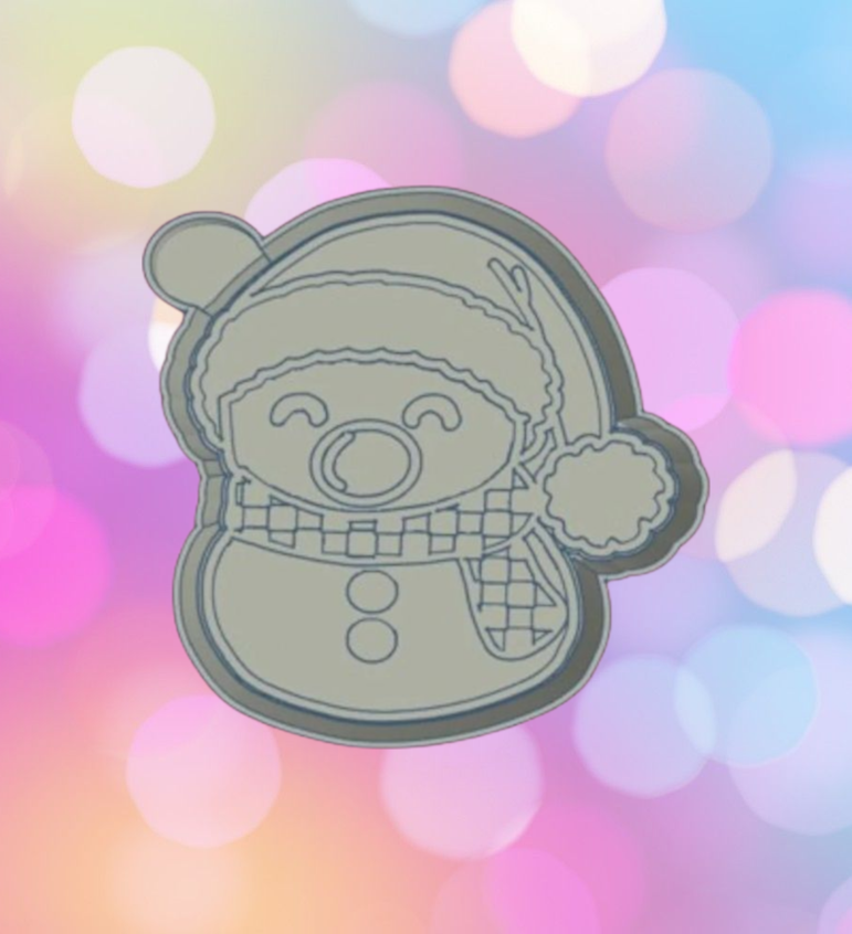 Bubble Gum Snowman